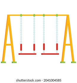 Kid playground icons. Isometric set of kid playground vector icons for web design isolated on white background