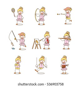 Kid play,kid doing their hobbies