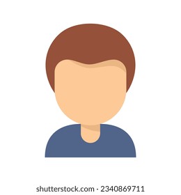 Kid programming icon flat vector. School computer education. Code technology isolated