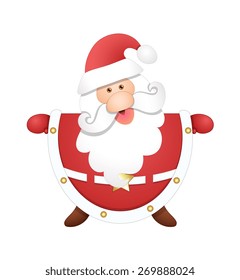 Kid Santa Character Dancing