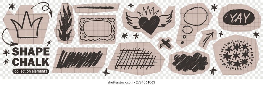 Kid scrapbook line and