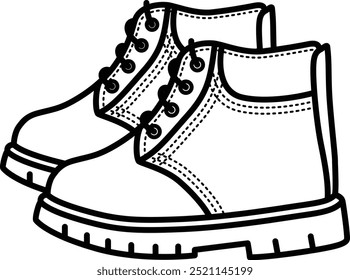 Kid Shoes from the Side Angle