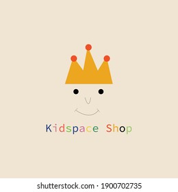 Kid shop logo. Vector logo. Icon