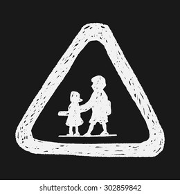 kid sign doodle