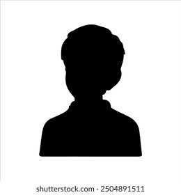 Kid silhouette vector illustration design on white background.