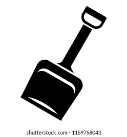 Kid spade icon. Simple illustration of kid spade vector icon for web design isolated on white background