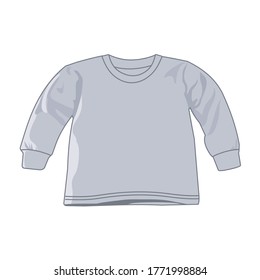 kid sweater vector design. clothing template