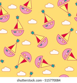 kid theme seamless pattern 