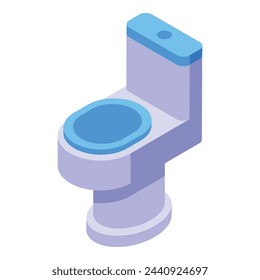 Kid toilet icon isometric vector. Cute child pot. Training pee