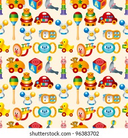 kid toy seamless pattern