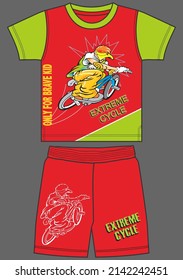 kid t-shirt design for printing.trendy t shirt vecktor artwork design illustration for kids