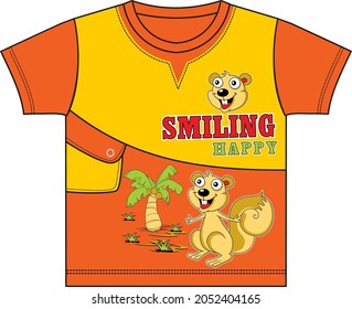 kid t-shirt design set for printing
