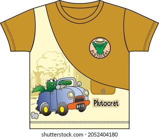 kid t-shirt design set for printing
