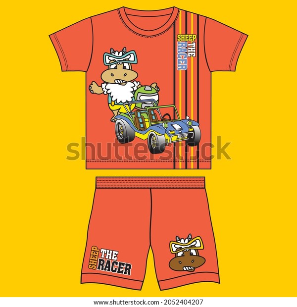 kid t-shirt design set\
for printing