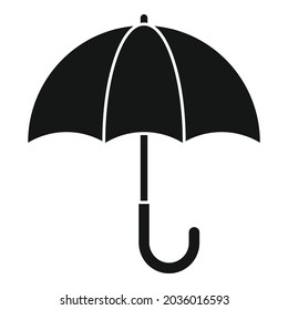 Kid umbrella icon simple vector. Autumn rain. Rainy activity