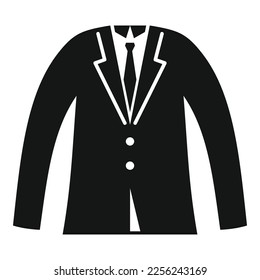 Kid uniform icon simple vector. Suit fashion. School boy