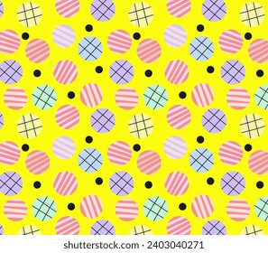  Unisex niños patrones geométricos decorativos círculo, rayas colores pastel.  papeles digitales abstractos, papel pintado, textiles, fondos de origen.