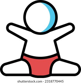 kid Vector illustration on a transparent background. Premium quality symmbols. Line Color vector icons for concept and graphic design.