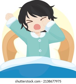 Kid Wake up in Morning