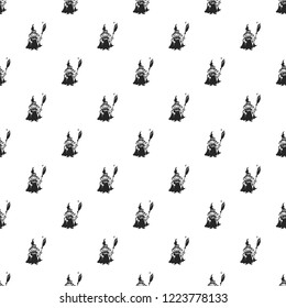 Kid witch costume pattern seamless repeat background for any web design