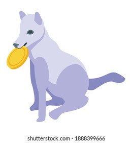Kid wolf icon. Isometric of kid wolf vector icon for web design isolated on white background