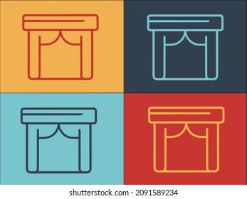 Kid Wood Table Logo Template, Simple Flat Icon of table,wood,kid table,wood,kid