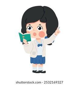 Kid Young Scientist Taking Notes