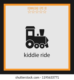 kiddie ride  vector icon