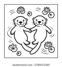 Kid-friendly animals and bold and easy coloring pages. different types of animals with some elements, and black and white coloring pages for kids.