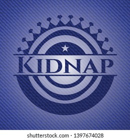 Kidnap jean background. Vector Illustration. Detailed.