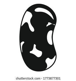 Kidney bean plant icon. Simple illustration of kidney bean plant vector icon for web design isolated on white background