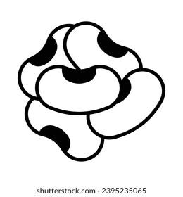Diseño vectorial de vectores de riñones en un diseño moderno