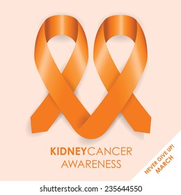 kidney cancer awareness ribbon