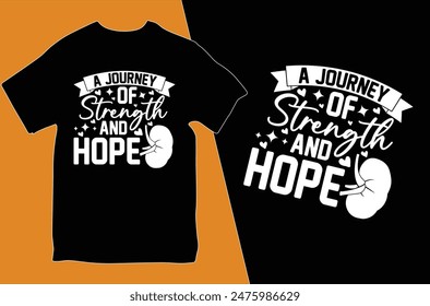 Kidney Cancer Dialysis awareness T-shirt design. 