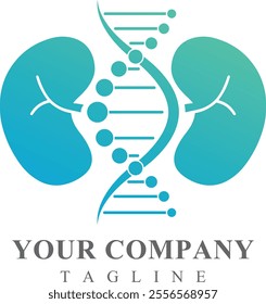  Kidney Care With DNA Logo