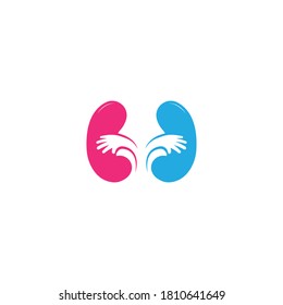 Kidney Care logo designs template vector, Kidney Treatment Logo template