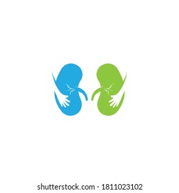 Kidney Care logo designs template vector, Kidney Treatment Logo template