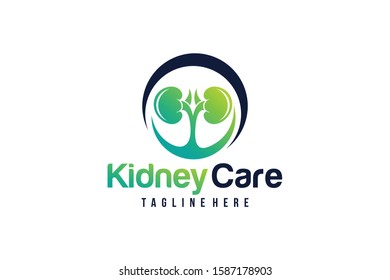 kidney care logo icon vector isolated