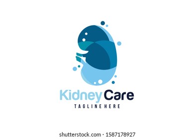 kidney care logo icon vector isolated