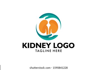 kidney care logo icon vector isolated