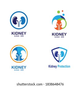 Kidney care logo images illustration design