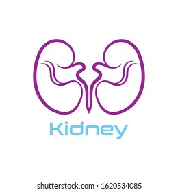 Kidney Care vector illustration design logo template symbol