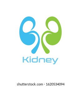 Kidney Care vector illustration design logo template symbol