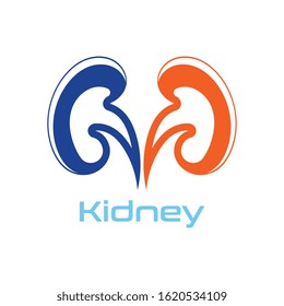 Kidney Care vector illustration design logo template symbol