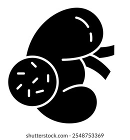Kidney Disaese Icon, Kidney Stone
