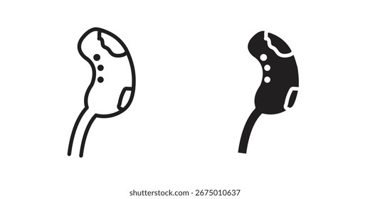 Diseño del Vector del icono de la enfermedad del riñón, perfecto para los diseños del ui del Sitio web
