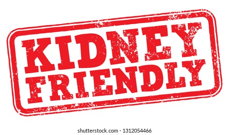 Kidney Friendly Stamp