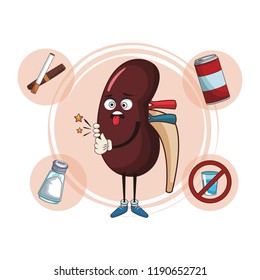 Kidney funny cartoon