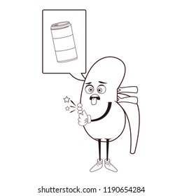 Kidney funny cartoon