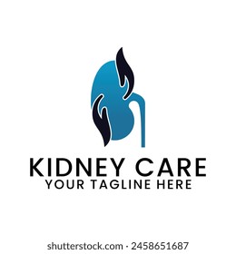 kidney health logo, creative health concept, icon and vector template